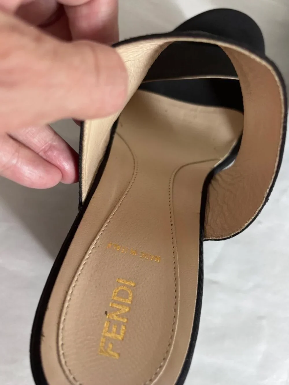Fendi platform wedge